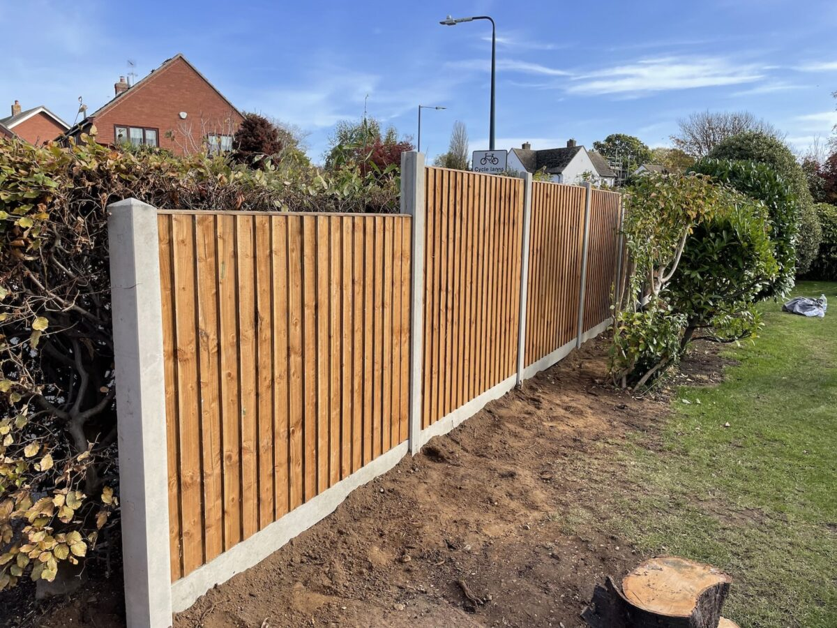 Feather Edge Fencing in Shaftesbury